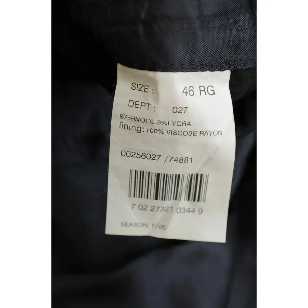 Brooks Brothers‎ Blazer Mens 46R Gray 346 Plaid Wool Blend Stretch 2 Buttons